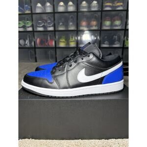 Nike Air Jordan 1 Low Game Royal Black White Sneakers 553558-042 Mens Size 11